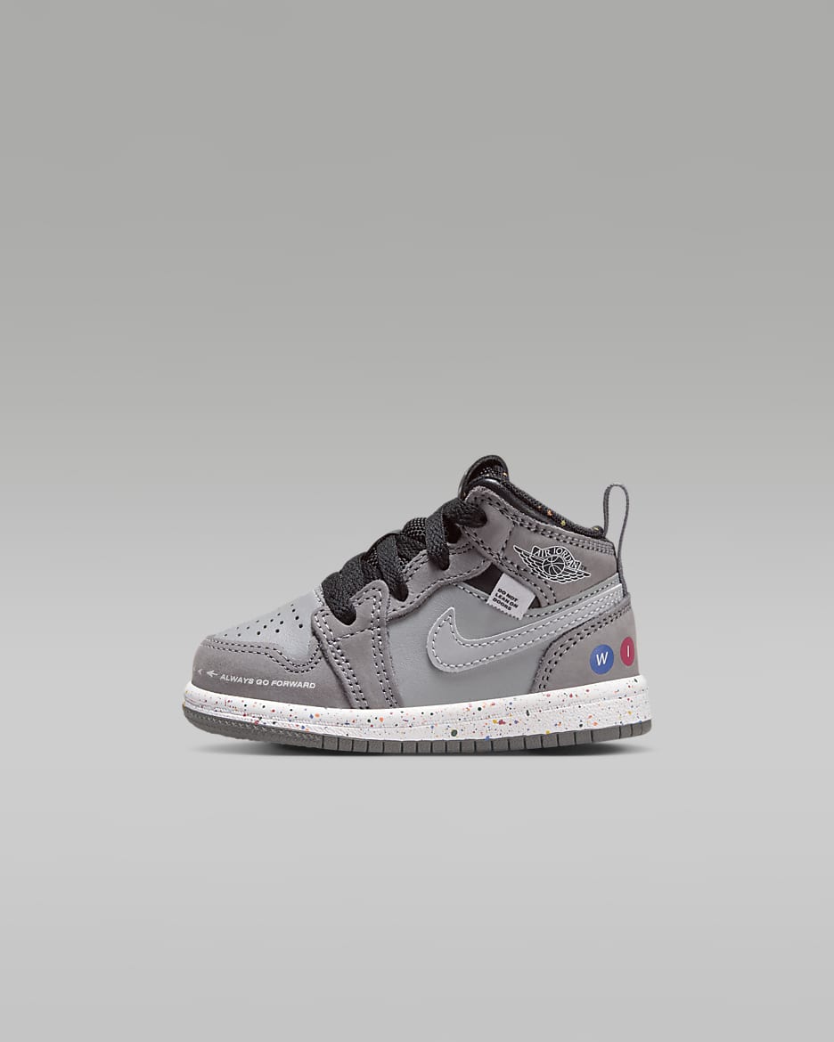 Jordan 1 Mid Wings Baby Toddler Shoes